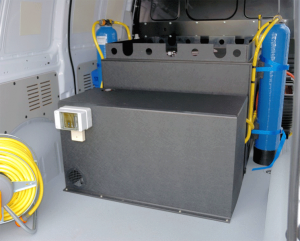 Hot wash window cleaning systems